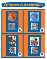 Cap ecran QR cultures autochtones