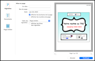 Exemple impression petit
