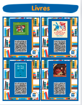 Cap écran QR Livres
