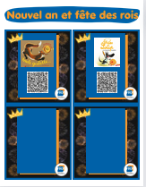 Cap écran QR Nouvel an