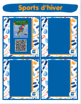 Cap ecran QR Sports d'hiver