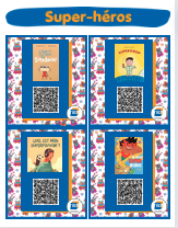 Cap ecran QR Super-héros