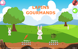 Lapins gourmands cap ecran