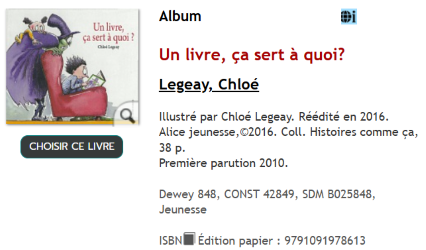 Livre Un livre ca sert a quoi