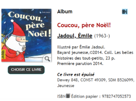 Album Coucou Père Noël