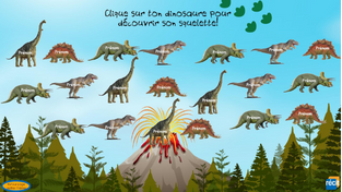 Capture présences Dinosaures