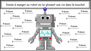 Présences robot et vis