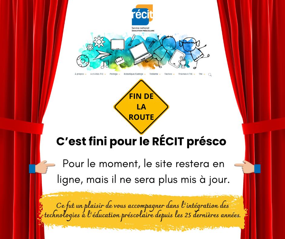 Fin du RÉCIT présco