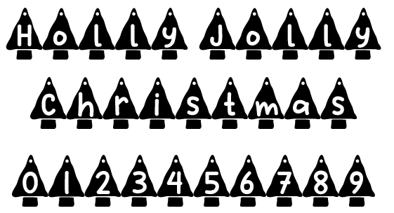 Police d'écriture Holly Jolly Christmas