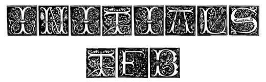 Police d'écriture initials pfb