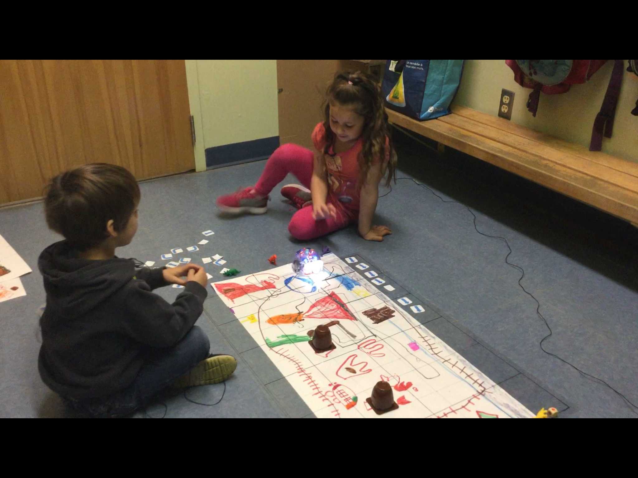 Le nouveau tapis de Blue-Bot