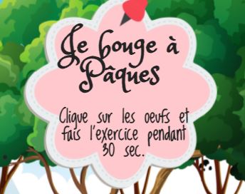 Je bouge à Pâques 